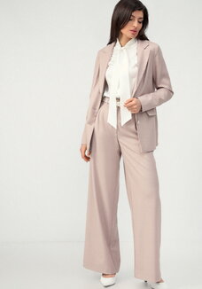 Брюки палаццо с карманами