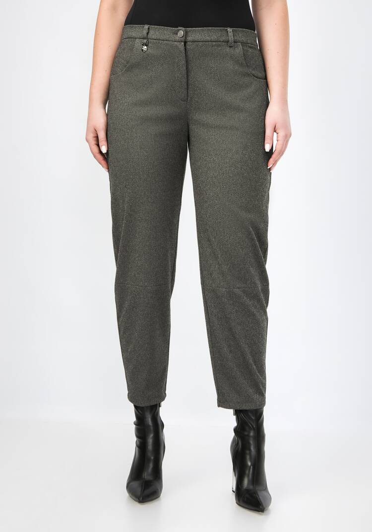 Брюки бананы классического кроя шир.  750, рис. 4