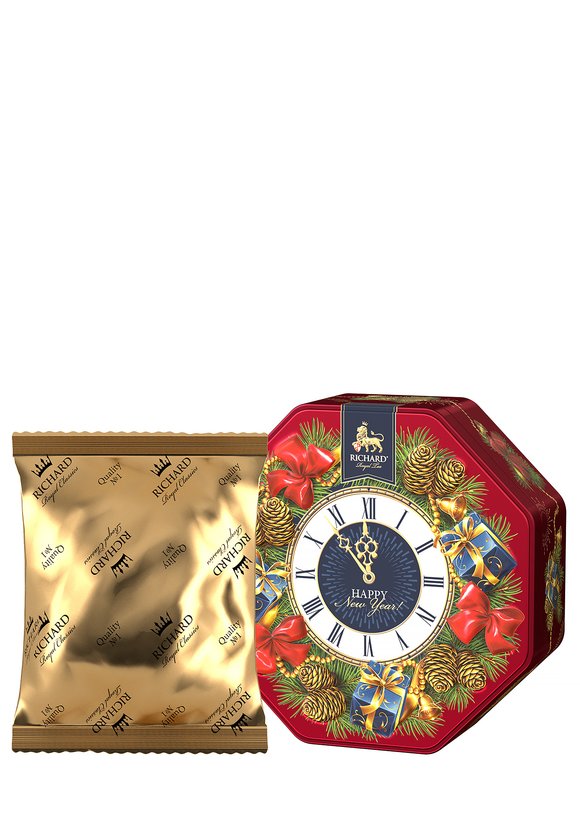 Чай Блестящего Нового года! чёрный листовой шир.  580, рис. 8