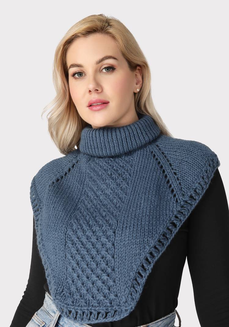 Манишка вязаная шир.  750, рис. 15