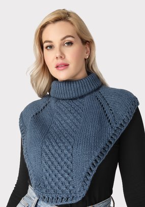 Манишка вязаная