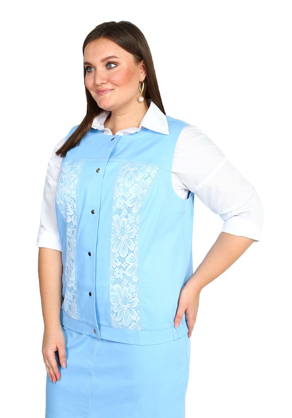 Жилет Изящная Дама шир.  580, рис. 1