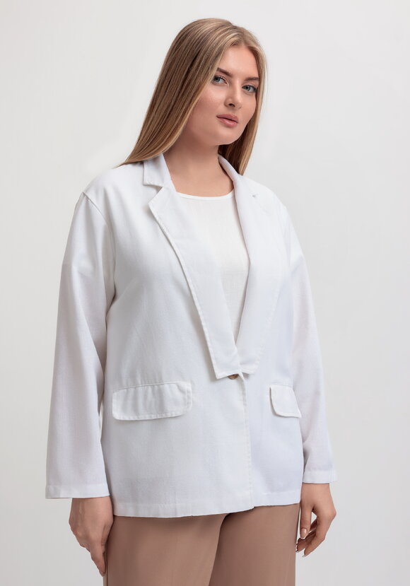 Пиджак прямого кроя с карманами шир.  580, рис. 10