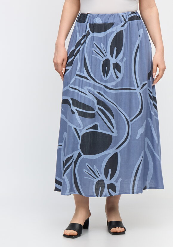 Костюм из вискозы: блуза с юбкой шир.  580, рис. 4