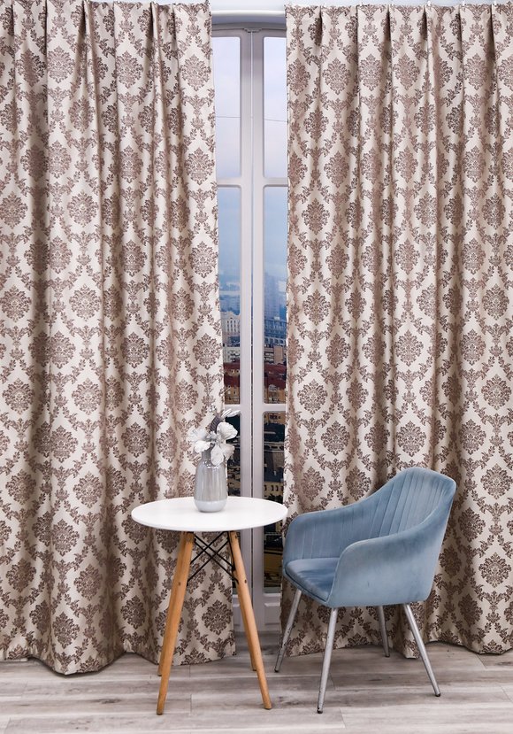 Портьеры с жаккардовым рисунком Верона шир.  580, рис. 5