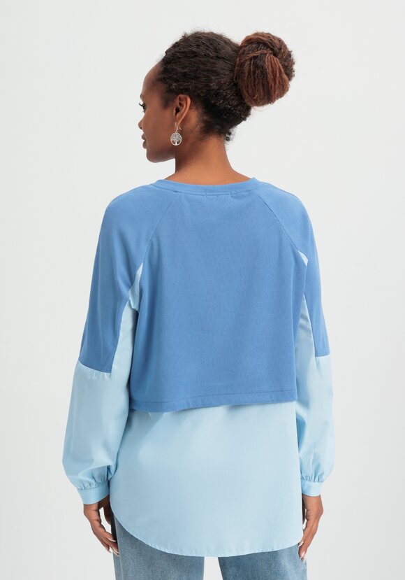 Свитшот с имитацией двойки шир.  580, рис. 11