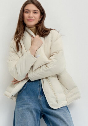 Куртка со съемным воротником