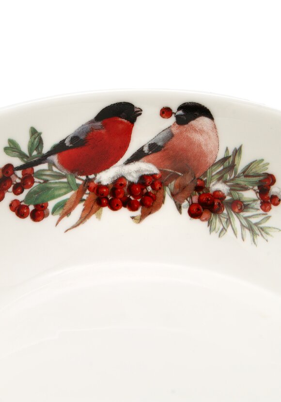 Салатник фарфоровый Снегири шир.  580, рис. 5