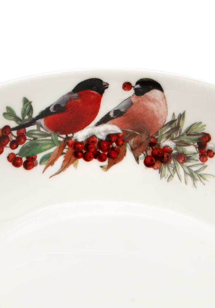 Салатник фарфоровый Снегири шир.  750, рис. 5