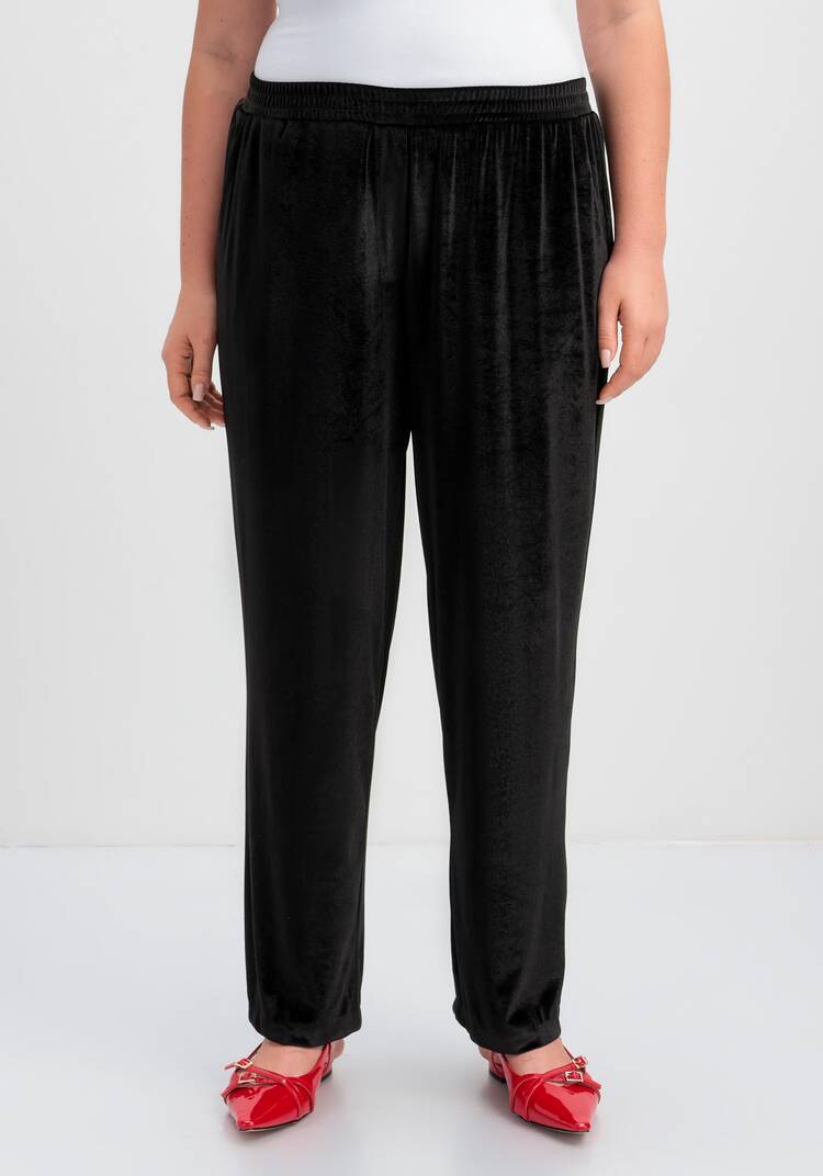 Брюки бархатные прямого кроя шир.  750, рис. 11