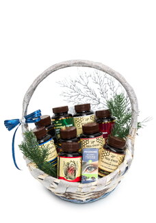 Новогодняя подарочная корзина Сила пчелы