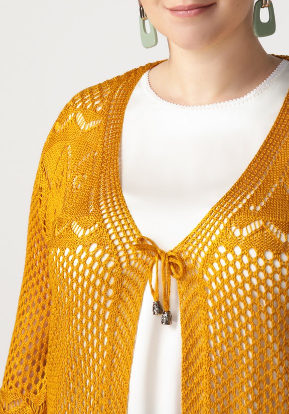 Кардиган Ажурное сочетание шир.  580, рис. 22