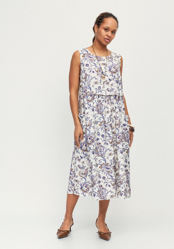 Сарафан изо льна с карманами Аурелия шир.  580, рис. 15