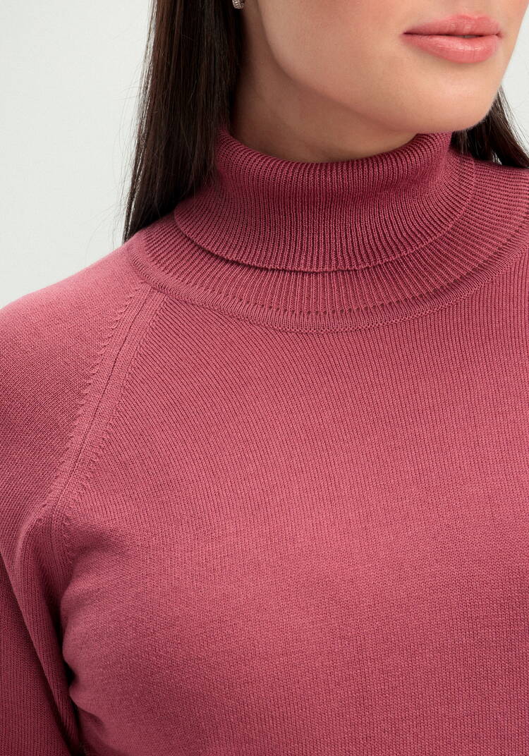 Джемпер прямого силуэта с высоким воротом шир.  750, рис. 13