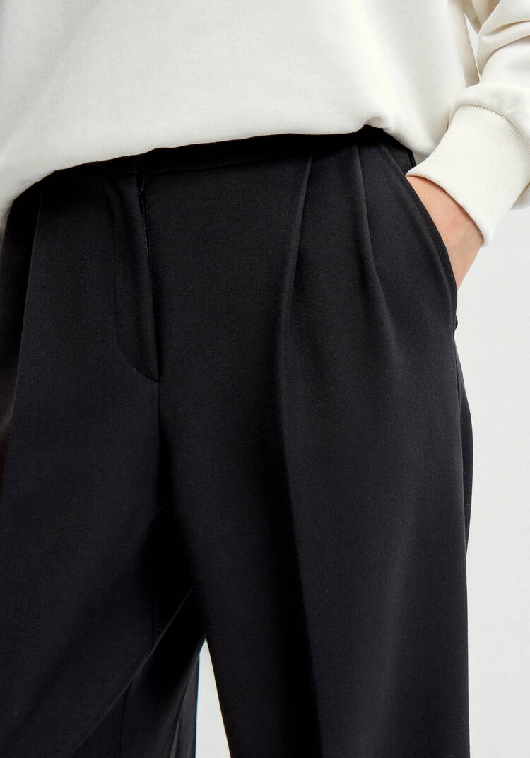 Брюки прямого кроя от бедра шир.  750, рис. 5