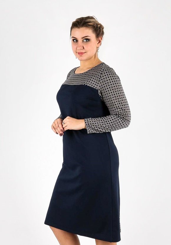 Платье с оригинальной спинкой шир.  580, рис. 3