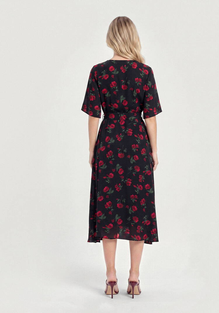Платье Алые розы шир.  750, рис. 3