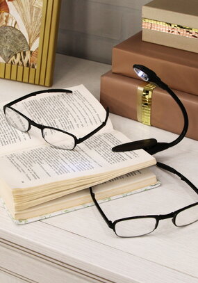 Очки Фокус Плюс 2 шт+ Лампа на прищепке