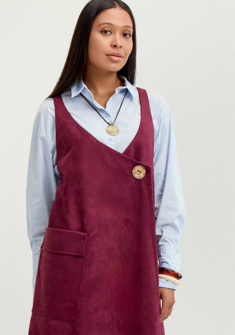 Сарафан с имитацией застёжки шир.  750, рис. 18