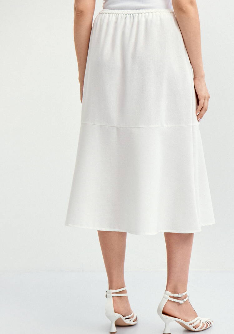 Юбка-годе изо льна шир.  750, рис. 11