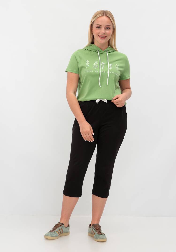 Брюки с кулиской длиной 7/8 шир.  750, рис. 40