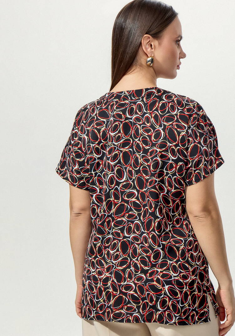 Блуза удлиненная с вырезом шир.  750, рис. 10