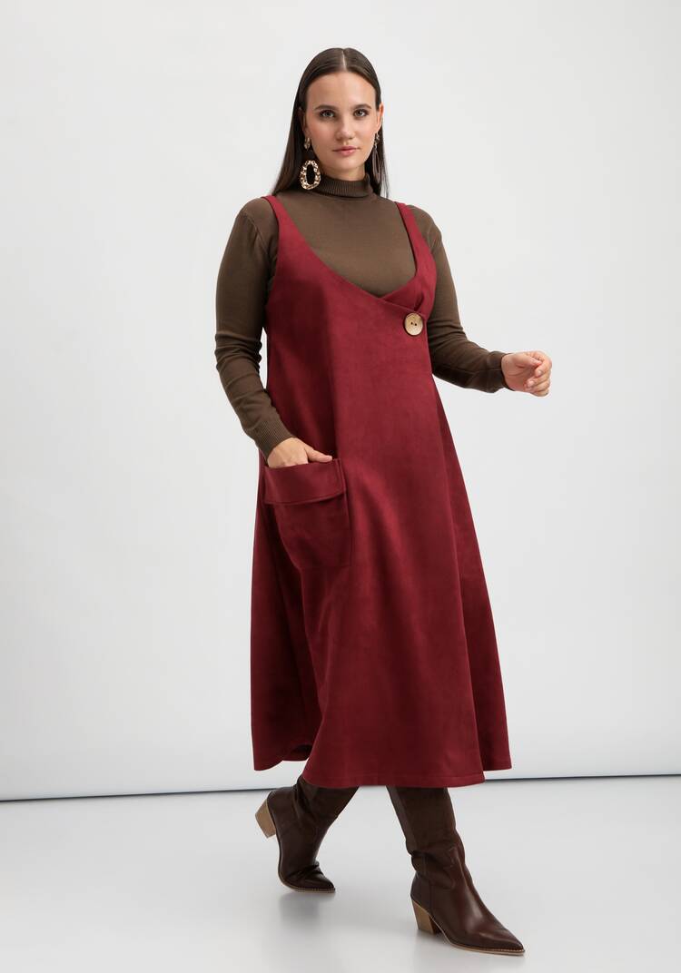 Сарафан оверсайз с накладным карманом шир.  750, рис. 19