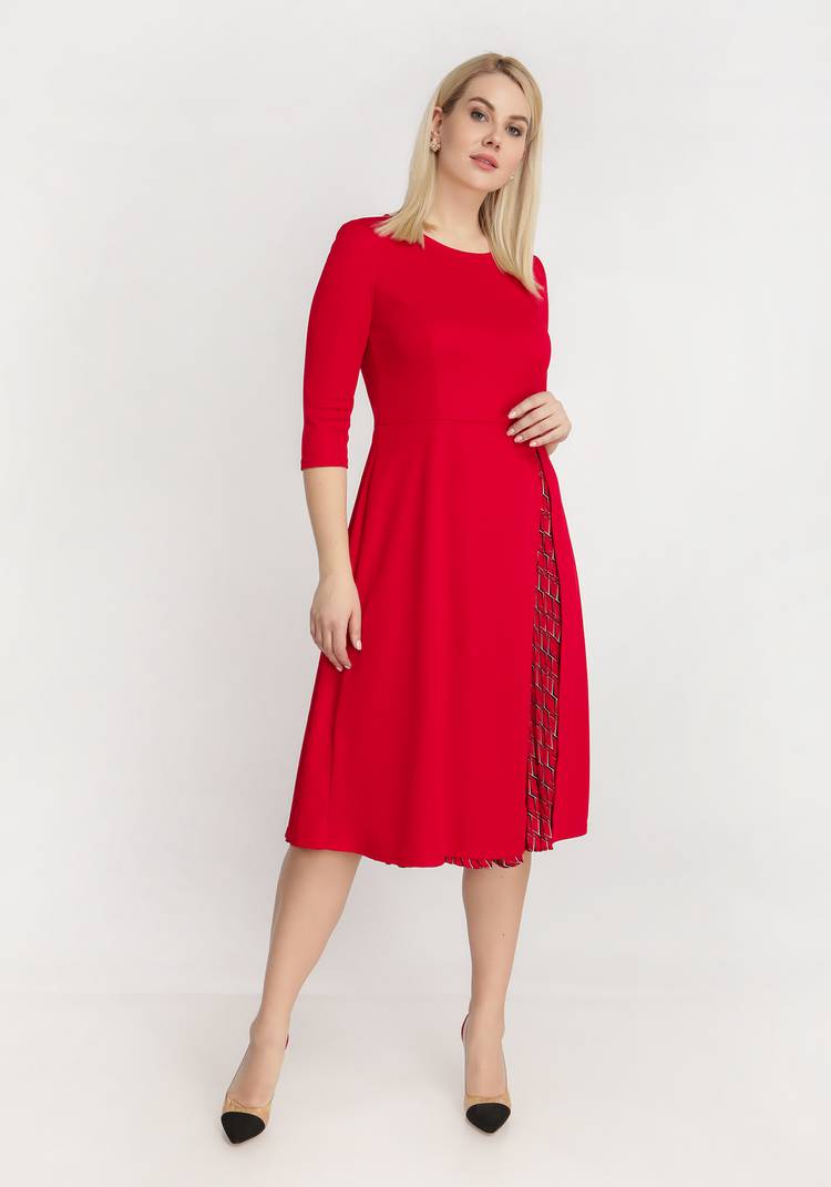 Платье с внутренней юбкой плиссе шир.  750, рис. 6