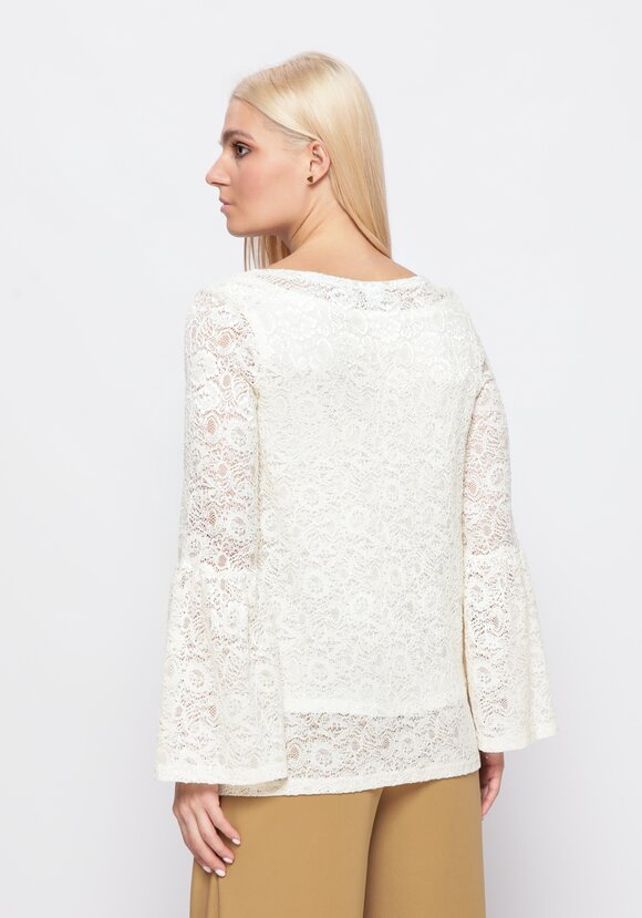 Блуза из гипюра с майкой шир.  580, рис. 10