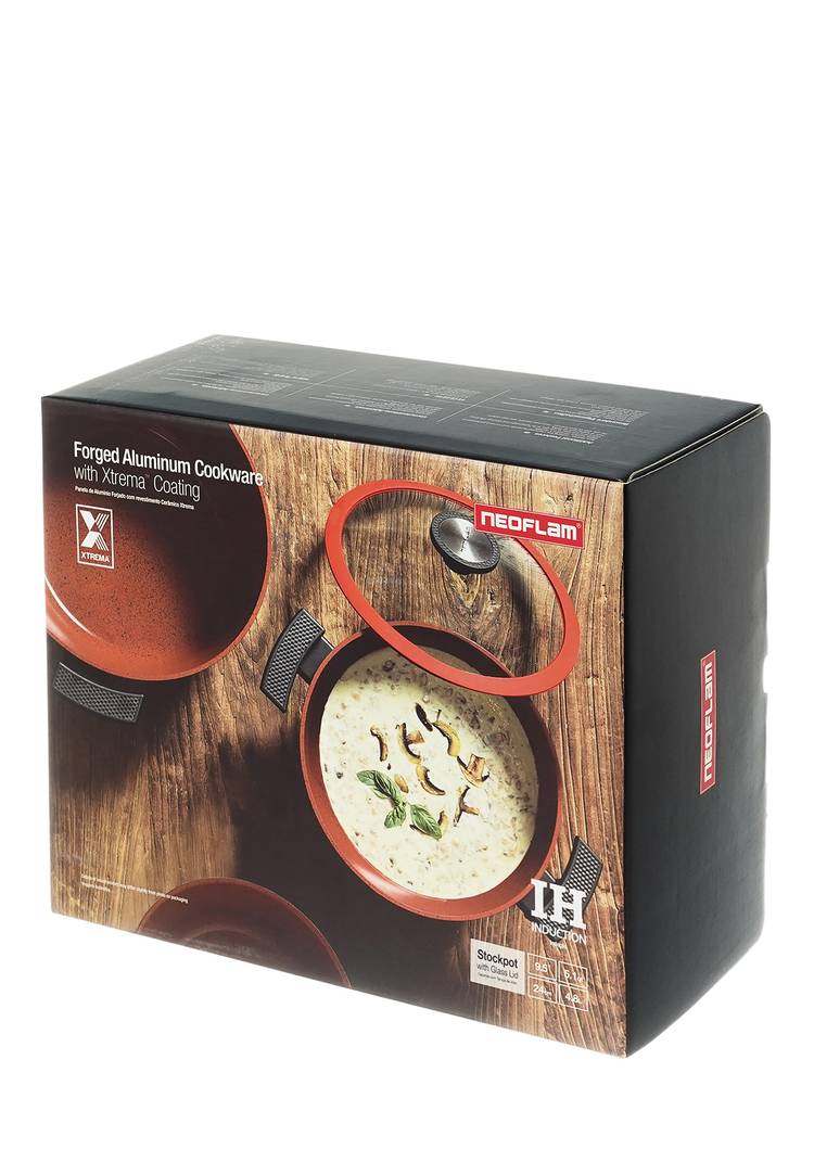Кастрюля со стеклянной крышкой Де Шеф шир.  750, рис. 7