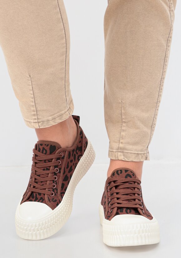 Кеды женские Леопард шир.  580, рис. 19