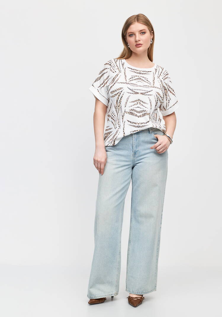 Блуза Стремительный взгляд шир.  750, рис. 12