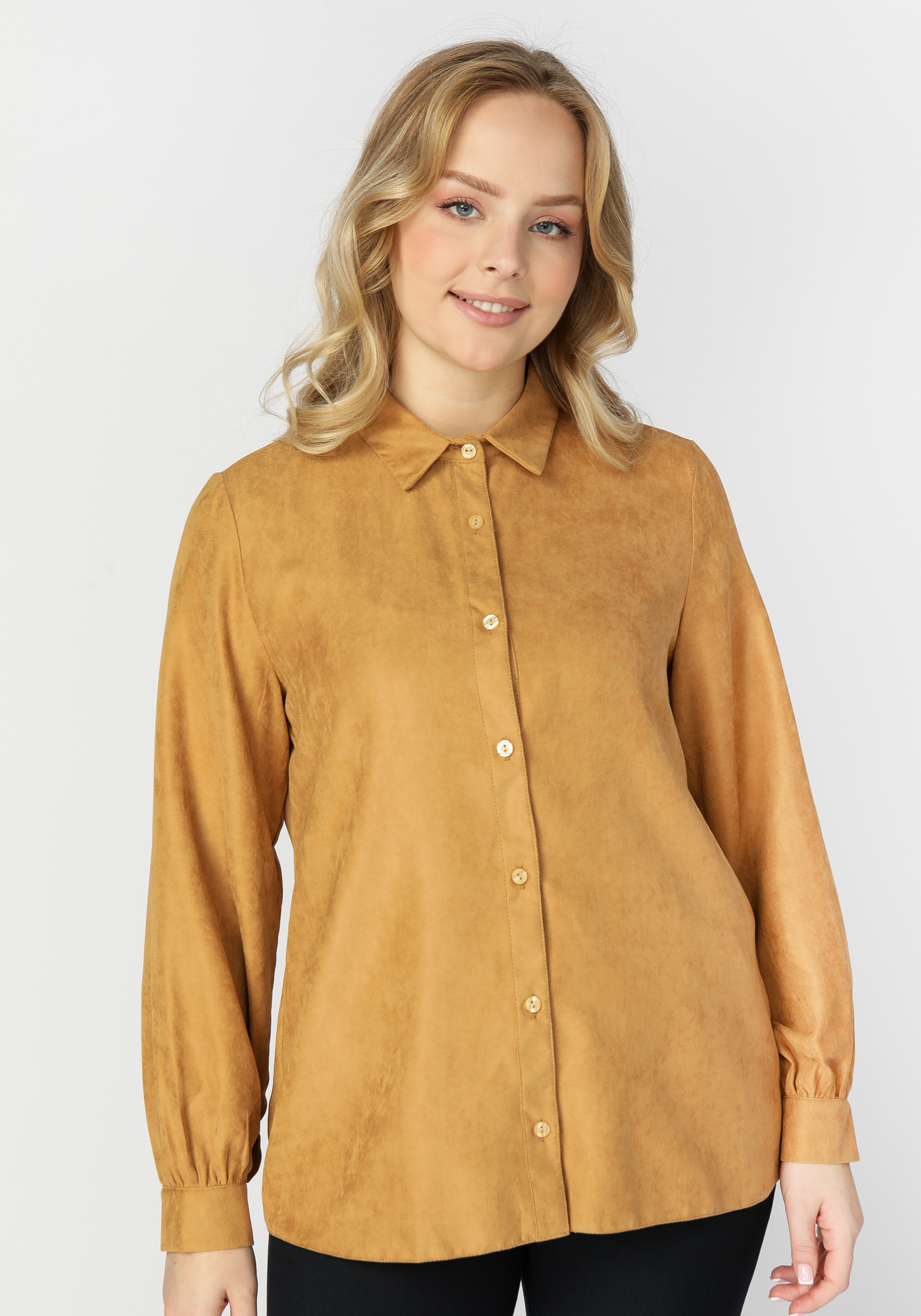 Рубашка женская «Легкость дня», цвет бежевый, размер 50 - фото 1