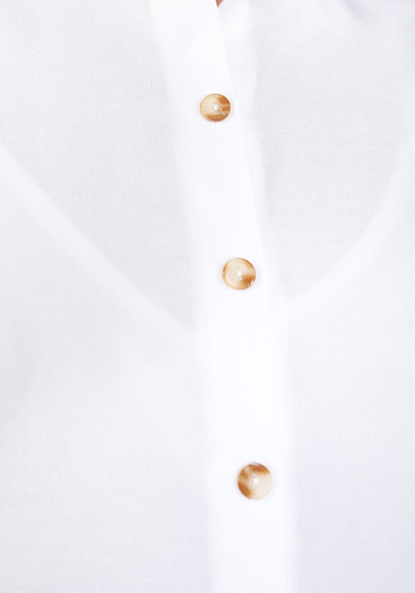 Блуза однотонная на пуговицах А-силуэта Manhattan, размер 52, цвет кофейный - фото 8