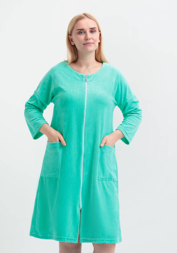 Халат домашний Мягкий велюр шир.  750, рис. 8