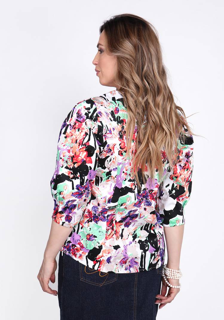 Блуза Яркое преображение шир.  750, рис. 3