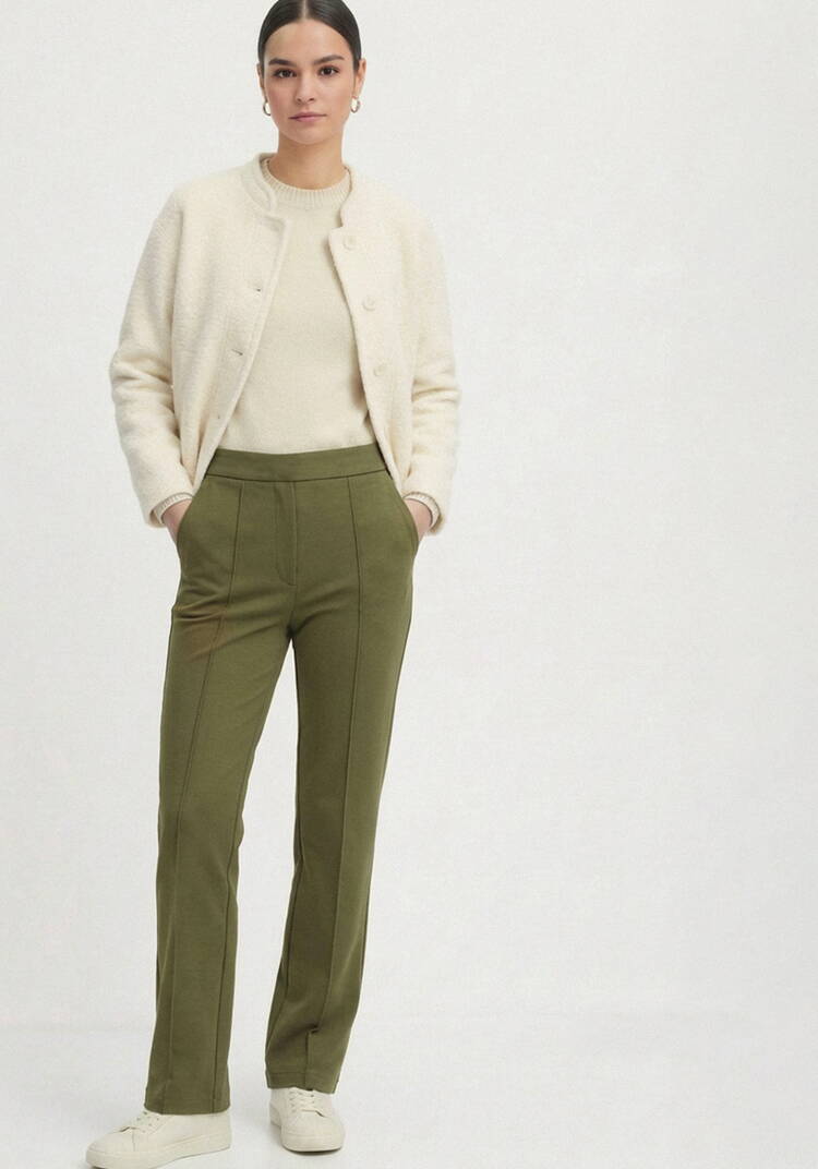 Брюки прямые cо стрелками шир.  750, рис. 32