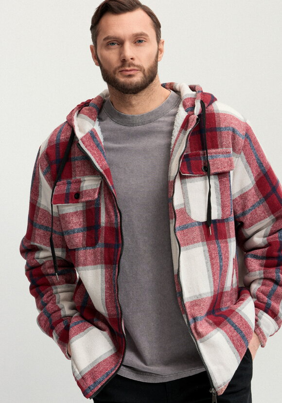 Рубашка с капюшоном и подкладом из шерпы шир.  580, рис. 20