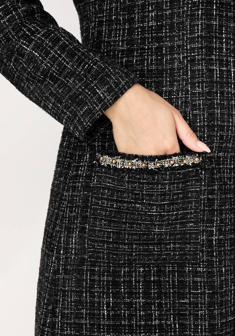 Платье с декоративной тесьмой шир.  750, рис. 4