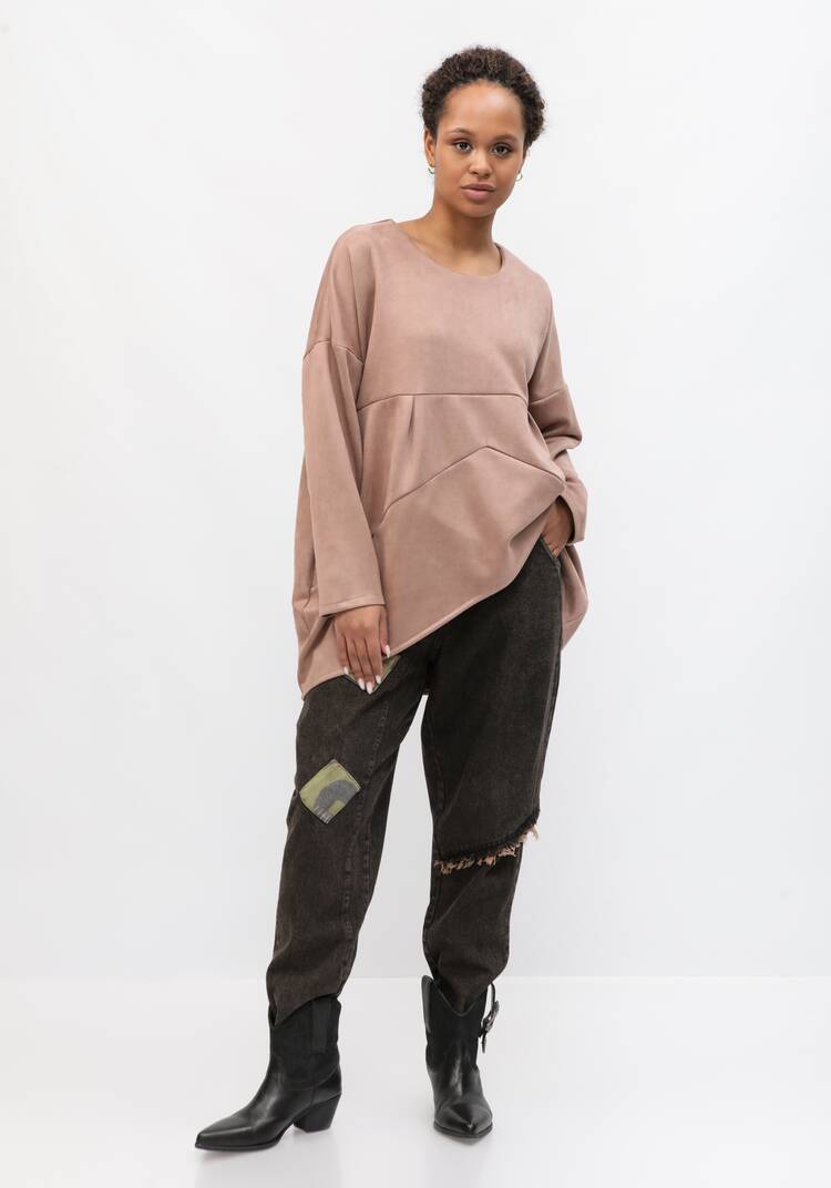 Туника из эко-замши шир.  750, рис. 20