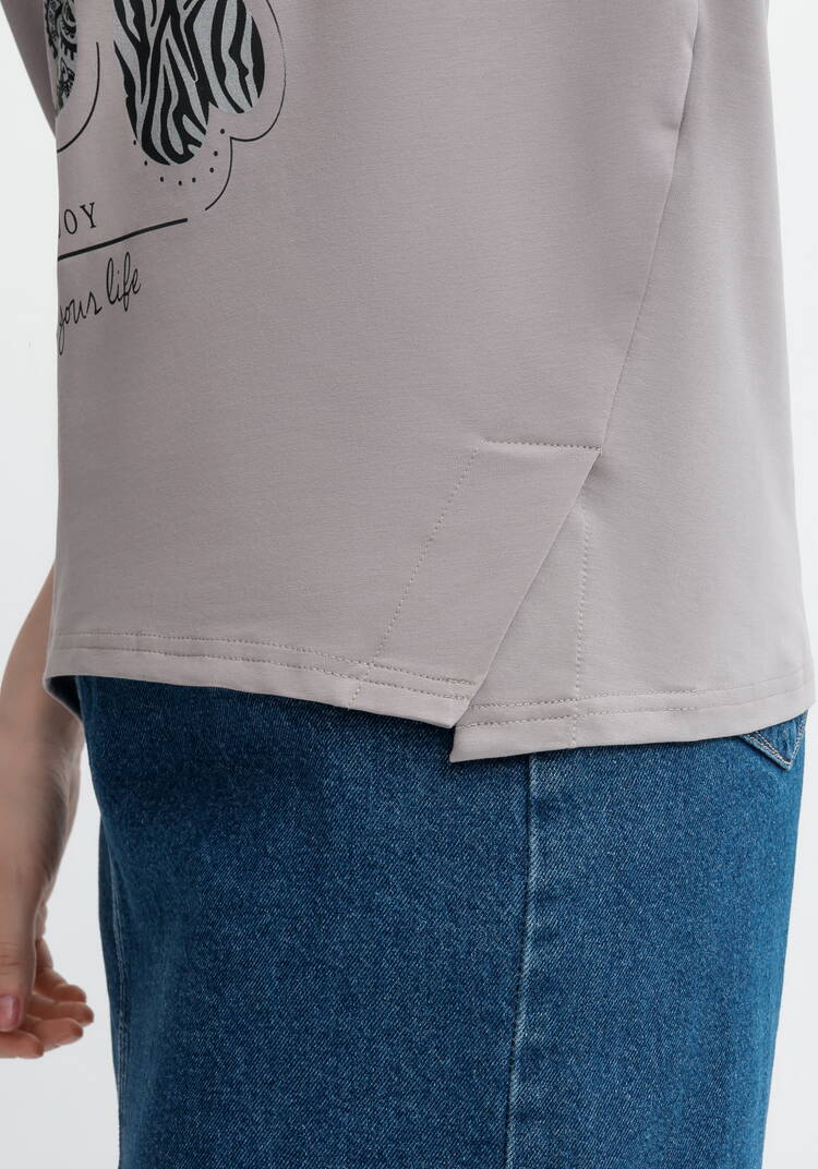 Блуза с принтом Сердца шир.  750, рис. 24