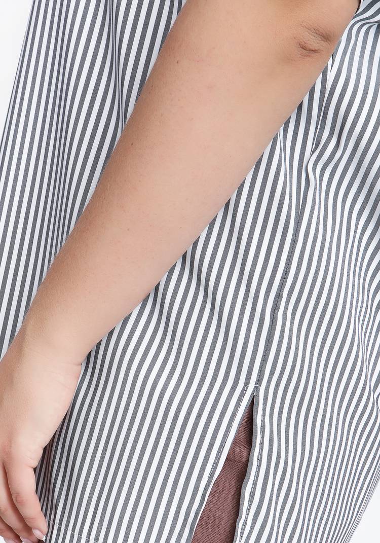 Туника с разрезами в полоску шир.  750, рис. 4