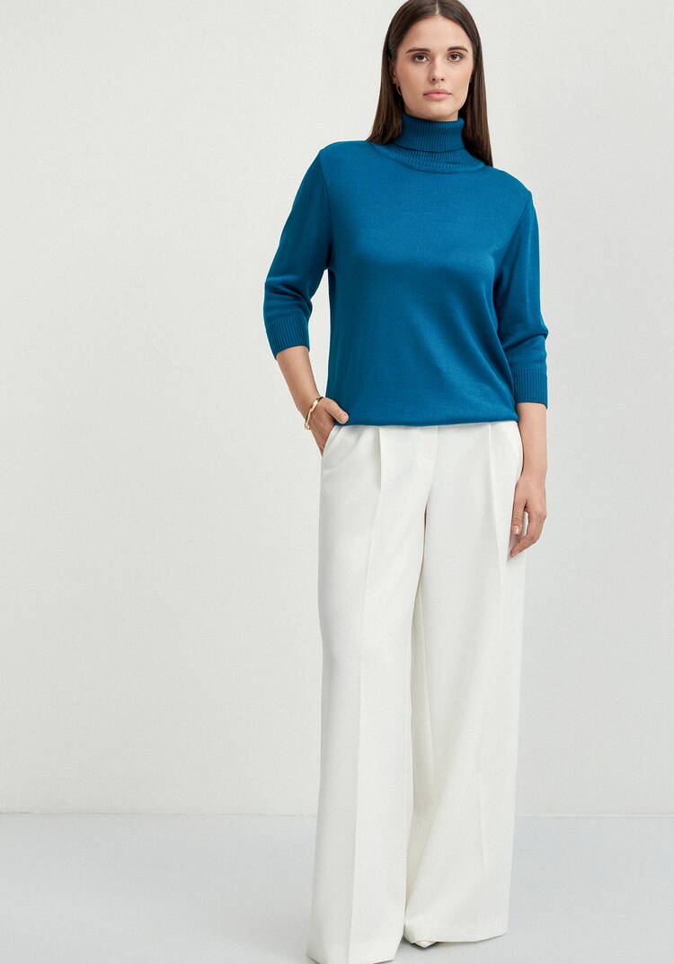 Джемпер-водолазка с рукавом 3/4 шир.  750, рис. 25