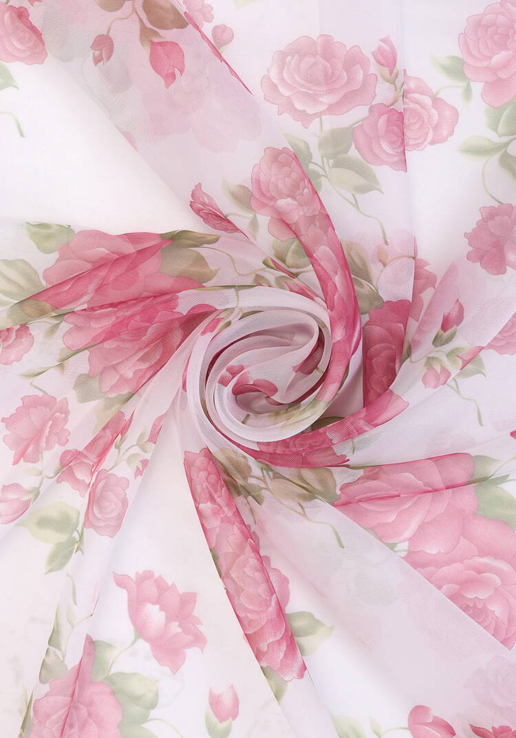 Тюль-вуаль Симфония цветов шир.  750, рис. 11