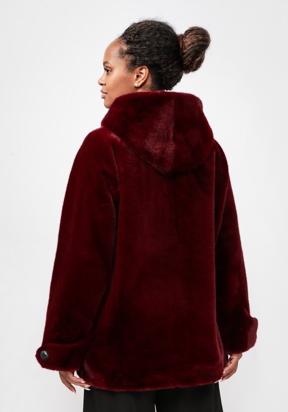 Полупальто из экомеха Моника шир.  580, рис. 24