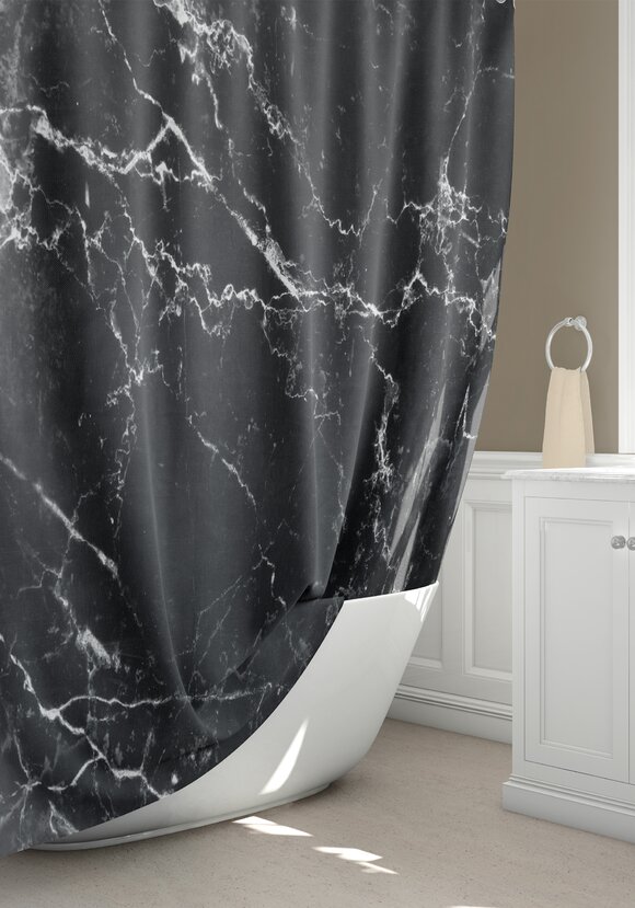 Штора для ванной Мрамор шир.  580, рис. 9