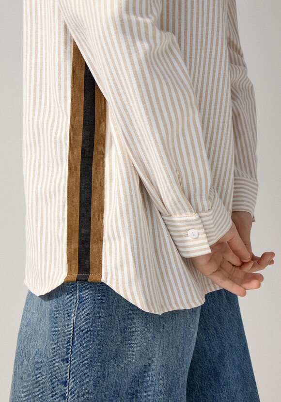 Рубашка в полоску с боковым лампасом шир.  580, рис. 19