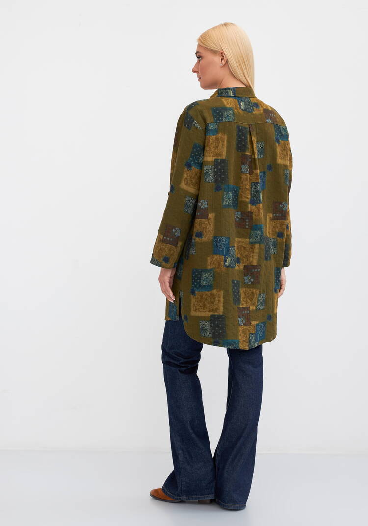 Рубашка женская, удлиненная Илона шир.  750, рис. 3