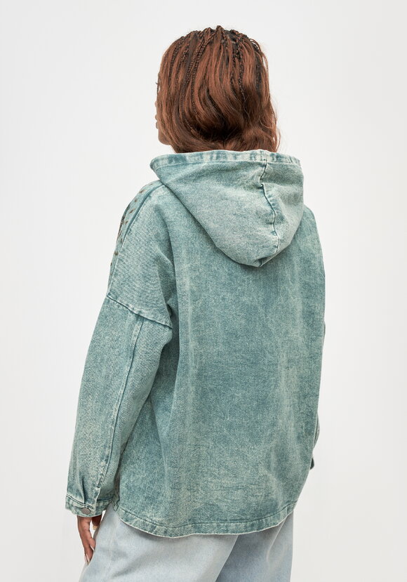 Джинсовая куртка Жемчужины росы шир.  580, рис. 16