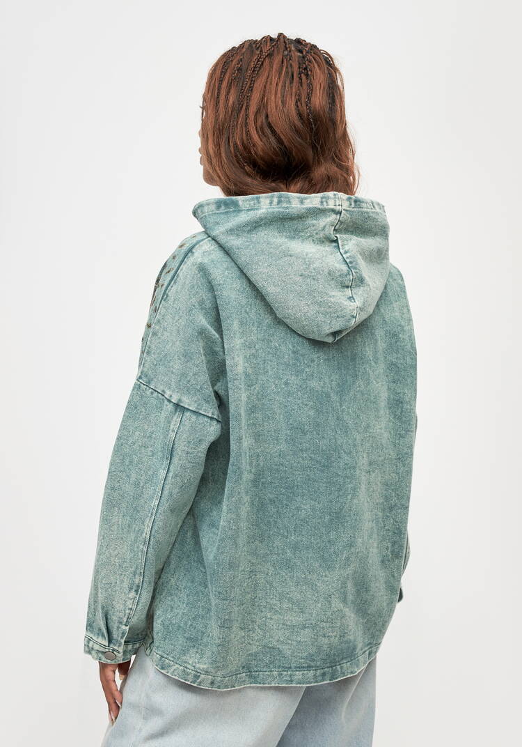 Джинсовая куртка Жемчужины росы шир.  750, рис. 16